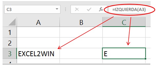 Funci N Izquierda Excel B Sico Excel Win