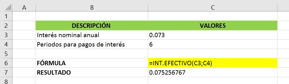 Función Int.Efectivo - Excel Excel-2win