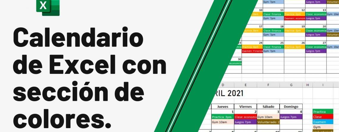 Calendarios de excel