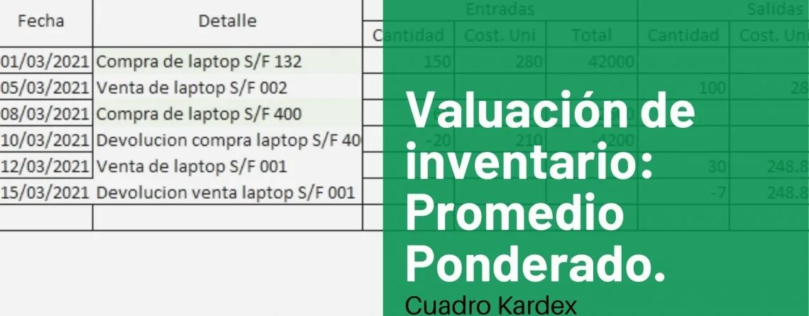 valuacion de inventario