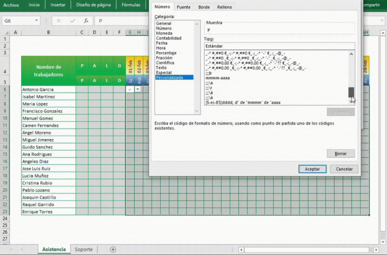 Registro De Asistencia Con S Mbolos Excel Win