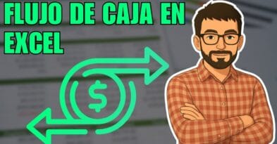 Plantilla de flujo de caja en Excel con ingresos, egresos y saldo acumulado por mes