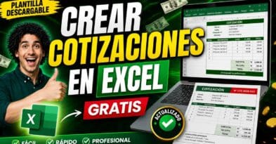 Plantilla de cotización en Excel gratis, con subtotal, IGV y total calculados