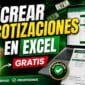 Plantilla de cotización en Excel gratis, con subtotal, IGV y total calculados